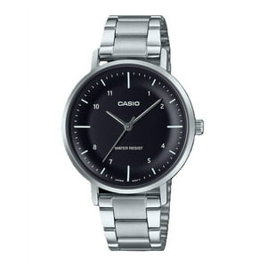 Reloj Casio Standard Analog Stainless Steel Black Dial Quartz Ltp-Vt03D-1B Women'S Watch