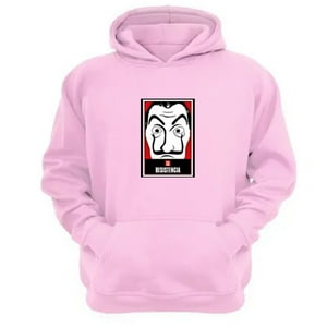 Genérico - Polerón Canguro La Casa De Papel Rosa Talla L Unisex