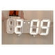 thumbnail image 3 of Reloj Despertador De Mesa 3d Blanco, 3 of 3