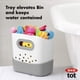 thumbnail image 4 of Almacenamiento de juguetes de baño OXO Tot Stand Up, gris, 7,1 L, plástico, apto para lavavajillas, 4 of 9