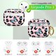 thumbnail image 4 of Estuche DHILKCY para AirPods Pro 3 con mariposa azul y llavero, 4 of 6