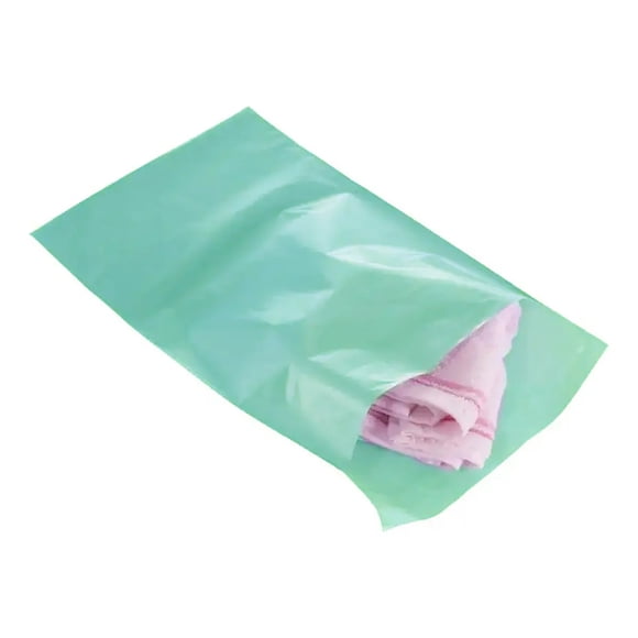 100 Bolsas Plásticas Courier Autoadhesivo Menta 20x30cm