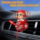 thumbnail image 3 of Ambientadores para coche Dhocwuotl con diseño de oso piloto y 8 tabletas de fragancia, 3 of 6