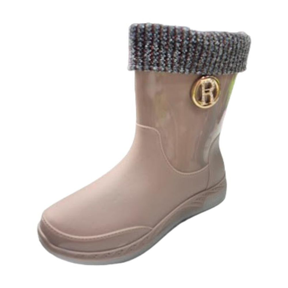 Vinnys Outlet - Bota De Agua Lluvia Niña Blanco