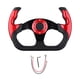 thumbnail image 1 of Volante de Coche Genérico de 13 Pulgadas, Aleación de Aluminio de Alto Rendimiento, Agarre Cómodo, Accesorios Interiores de Coche Universales Rojo, 1 of 5