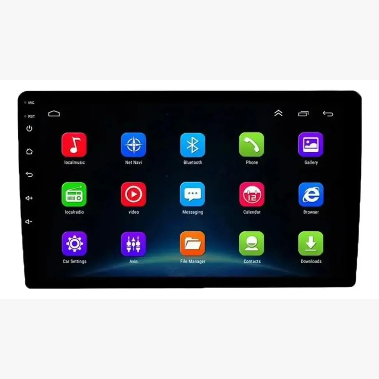 Genérico - Radio Auto 2 Din Android 9 Pulgadas Grande Carplay 4g + 64g Gps Bluetooth