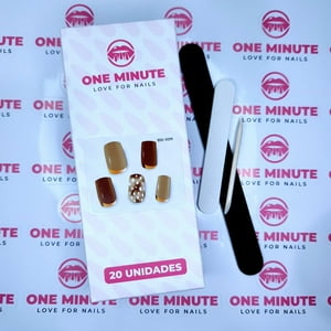 One Minute - Uñas Gel Semicuradas Diseño 099