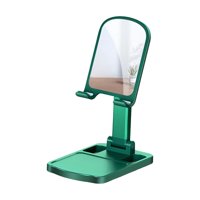 Bothyi - Soporte Plegable Para Teléfono Soporte De Mesa Soporte Para Teléfono Móvil Espejo Verde
