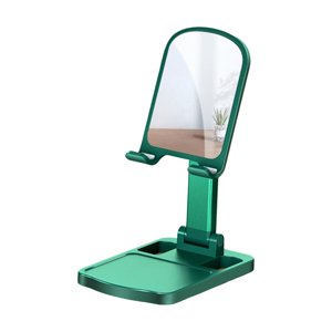 Bothyi - Soporte Plegable Para Teléfono Soporte De Mesa Soporte Para Teléfono Móvil Espejo Verde