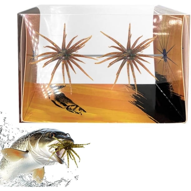 Señuelo criatura tentáculo plástico blando pesca lubina drop shot wacky rig