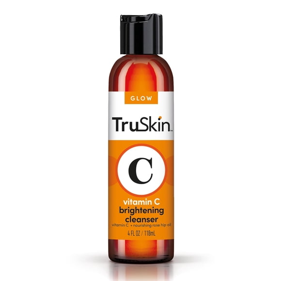 Limpiador TruSkin, iluminador con vitamina C y vitaminas C y E, 120 ml