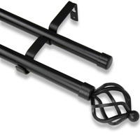 Barras De Cortina 19Mm Extensibles Metálicas 120-210 Cm Guiza