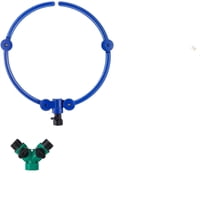 Xusx111 - 360 ° Sistema De Agua De Árbol Anillo De Riego De Árbol Sprinkler De Círculo Y Sistema De Riego Agua Dirigida Con Divisor De Manguera Y Para Plantas Al Aire Libre De Árboles Nuevos Camas De