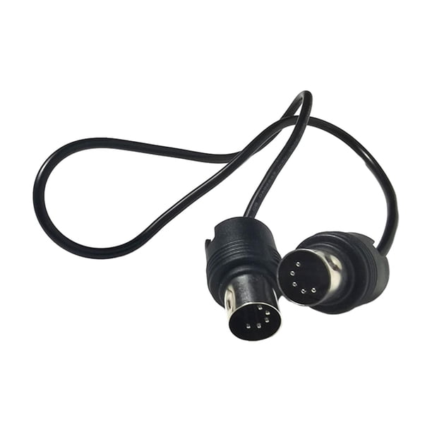 Cable De Extensión De Audio Cable Midi Convertidor De Órgano Sintetizador Tarjeta De Sonido Línea Musical De Ángulo Recto Doble Uso Midi A 0 5 Millones 05 Millones