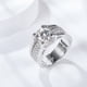 thumbnail image 3 of Anillos de Moissanita de 1-2 Uds para Hombre Color D Claridad VVS1 Anillos de Diamante para Hombre Anillos de Boda de Moissanita de Plata Esterlina S925 con Certificado, 3 of 9