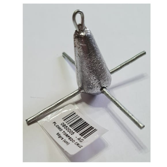 Plomo Torpedo Cruz 90grs C/u