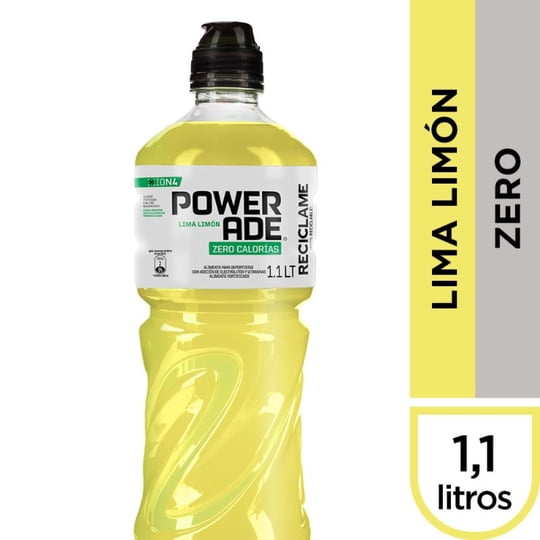 Bebida Isotónica Zero Lima Limón 1,1 L Powerade
