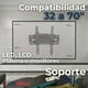thumbnail image 5 of Soporte TV  32 a 70 Pulgadas 60Kg Soporte TV de Pared Ajustable, 5 of 9