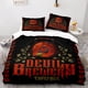 thumbnail image 1 of Cool Satan Bedding Set Single Twin Full Queen King Size Demon Bed Set Aldult Kid Bedroom Duvetcover Sets 3D Print Duvetcover, 1 of 5