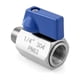 thumbnail image 2 of Válvula de bola QWORK Mini 304 de acero inoxidable 1/4 NPT, paquete de 2, 2 of 5