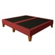 thumbnail image 1 of Base De Cama 2 Plazas Rojo Italiano En Lino, 1 of 2