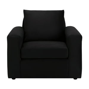 Bodevir - Sofa Kendy 1C Felpa 30 Negro