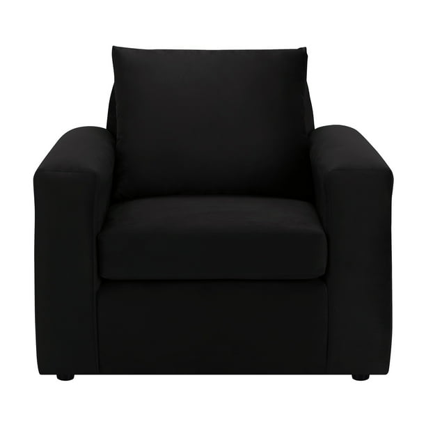 Sofa Kendy 1c Felpa 30 Negro