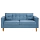 thumbnail image 1 of Sofa New Retro 3c Felpa 04 Azul Petroleo, 1 of 6