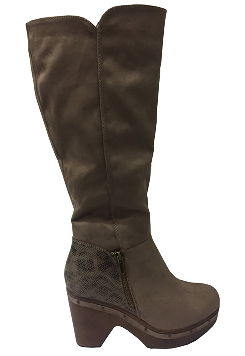 Todopiel - Bota Gamuza Ecológica Zav28 Nude