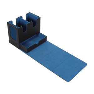 Magideal - Caja Para Baraja De Cartas Con Capacidad Para Más De 260 Cartas Protector De Cartas Protector De Cartas De Juego Coleccionables Negro Azul