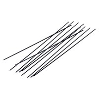 Magideal - Juego De 10 Tubos De Fibra De Carbono, Accesorios Para Proyectos Diy, Barras De Fibra Para Ejes De Equipos De Pc Y Cuadricópteros Rc, 3X500Mm