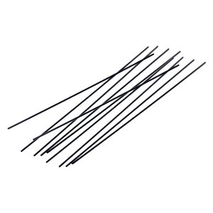 Magideal - Juego De 10 Tubos De Fibra De Carbono, Accesorios Para Proyectos Diy, Barras De Fibra Para Ejes De Equipos De Pc Y Cuadricópteros Rc, 3X500Mm