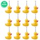 thumbnail image 2 of Ganchos de cortina de ducha AGPTEK 12 uds Patito amarillo de resina, 2 of 9