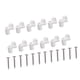 thumbnail image 4 of 12 Clips Para Mosquiteras Con Tornillos, Resistentes Para Invierno, Para Sujetar Mosquiteras Blancas., 4 of 5