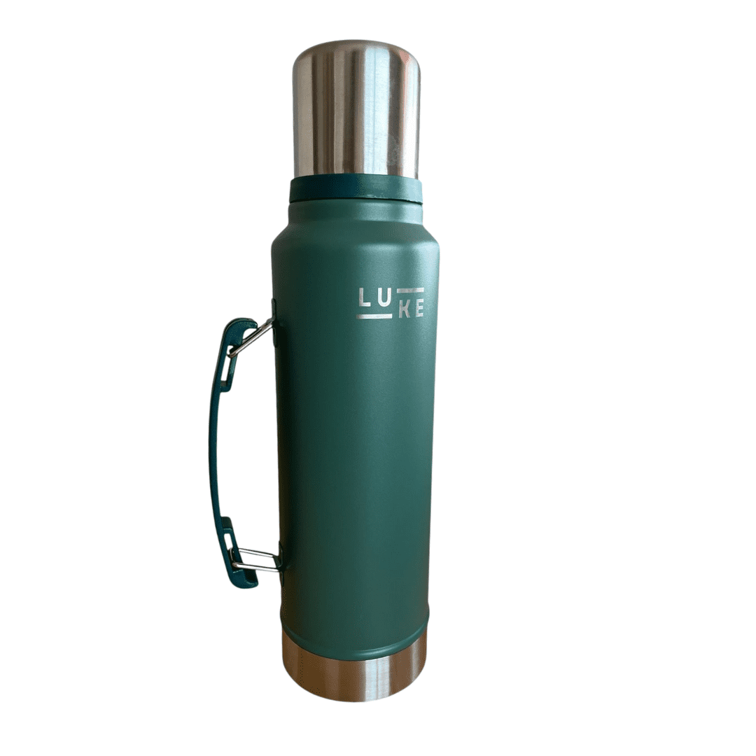 Termo Luke Outdoor 1.3l Verde, Bebidas Calientes Y Frías