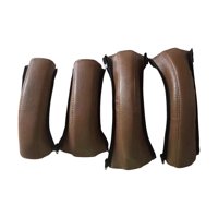 Magideal - Cubierta De La Manija Del Cochecito De Bebé Cubierta De La Manija De La Silla De Bebé Reemplazo De Cuero De Pu Fácil De Instalar Cubierta De La Manija Marrón