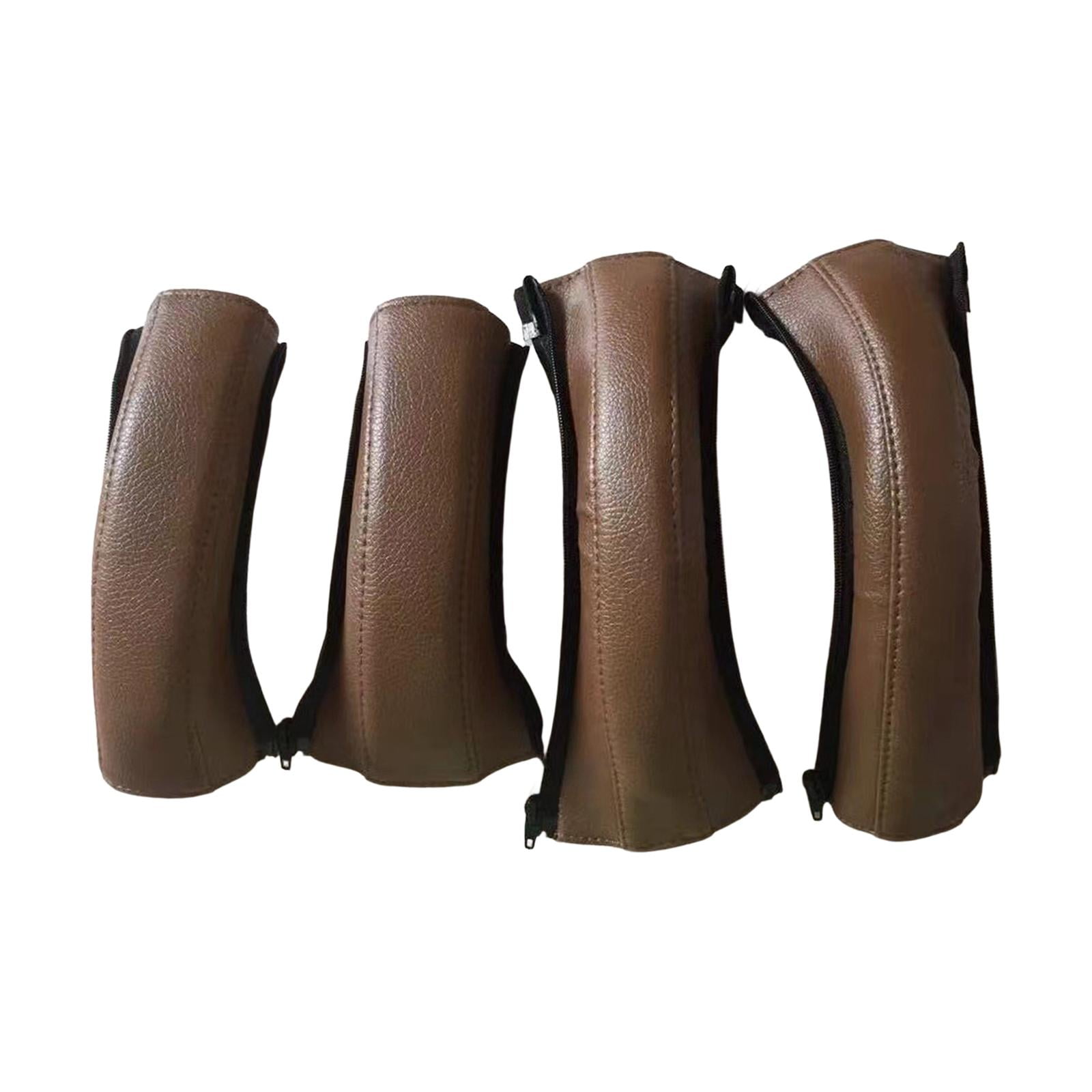 Magideal - Cubierta De La Manija Del Cochecito De Bebé Cubierta De La Manija De La Silla De Bebé Reemplazo De Cuero De Pu Fácil De Instalar Cubierta De La Manija Marrón