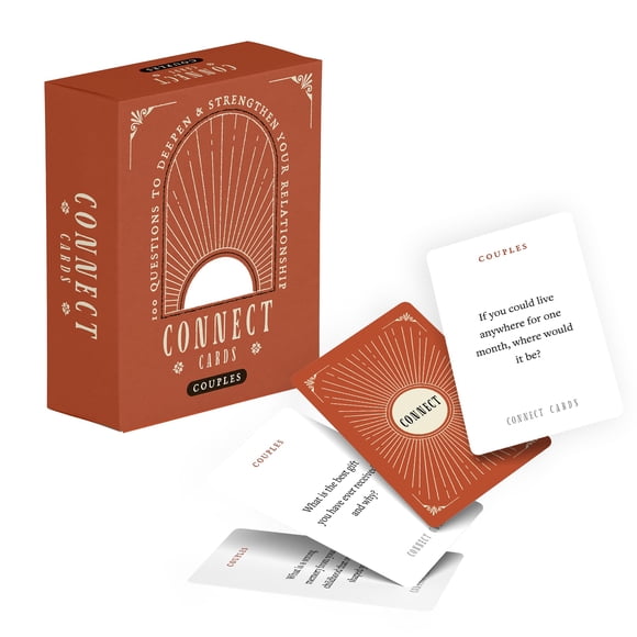 Juego de cartas para parejas Beating 50 Percent con 100 preguntas