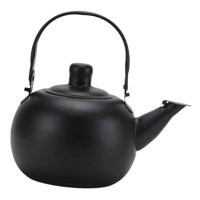 Bothyi - Cafetera Con Mango Antiescaldaduras, Regalos, Caldera De Agua Portátil Para Jardín, 1,4 L, Color Negro