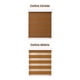 thumbnail image 2 of Cortina Roller Duo Zebra Dia y Noche 060X160 marron claro 060X140, 2 of 7