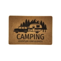 Fliperex - Alfombra Limpia Pies Felpudo Alfombra De Fibra Welcome