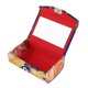 thumbnail image 1 of Brocade Lipstick Lip Gloss Case Llevar Storage Box Lip Balm Holder w / Mirror #D, 1 of 5
