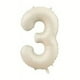 thumbnail image 1 of 1pc, Beige Caramel Heart Balloons, Crown Happy Birthday Baloons, 1 2 3 4 5 6 Baby Shower Number Foil Balloon, Helium Baby Shower Globos, Creative Small Gift, Holiday Accessory, Birthday Party Supplies, 1 of 3