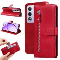Gangxun - Funda Con Cremallera Para Oppo A3 Pro 5G, Carcasa Cartera De Cuero Pu Con Soporte Y Tarjetero