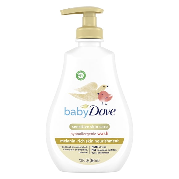 Jabón Líquido Baby Dove MelaninRich 384 mL Hipoalergénico