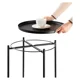 thumbnail image 2 of Mesa Metal Negro Plegable 50 Cm 162676, 2 of 2
