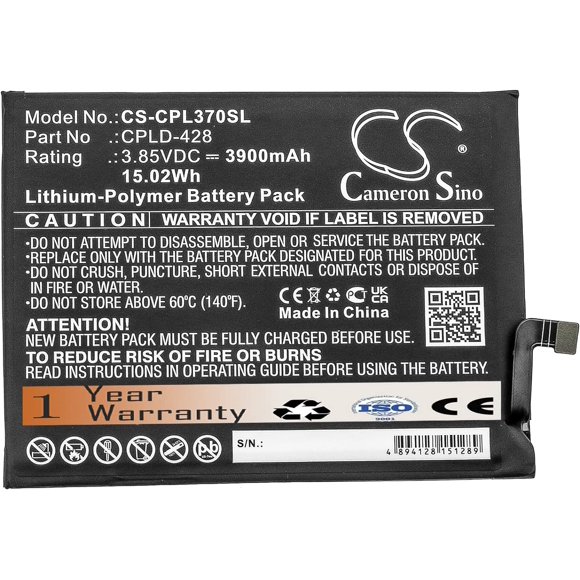 Batería Ejjinenbby CP3705AS Legacy 3900 mAh 3,85 V