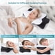 thumbnail image 3 of Almohada cervical DONAMA, espuma viscoelástica para aliviar el dolor de cuello, negra, 3 of 8