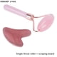 thumbnail image 1 of Face Massage Jade Roller Rose Quartz Natural Resin Crystal Slimmer Lift Wrinkle Double Chin Remover Beauty Care Slimming Tools, 1 of 3