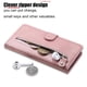 thumbnail image 4 of Funda con Cremallera para Samsung Galaxy A02S, Carcasa Cartera de Cuero PU con Soporte y Tarjetero, 4 of 6
